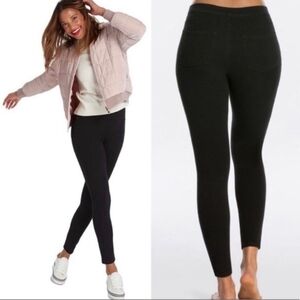 SPANX Jean-ish Ankle Jeangins in Black Size Small